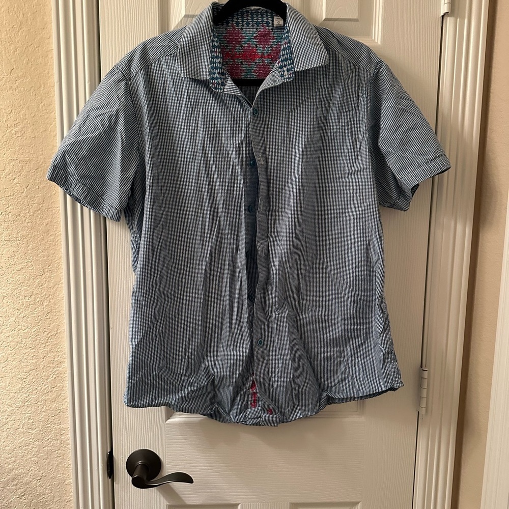 Robert Graham Blue Striped Men's Shirt